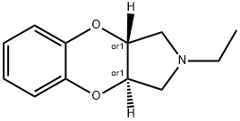 1H-[1,4]Benzodioxino[2,3-c]pyrrole,2-ethyl-2,3,3a,9a-tetrahydro-,(3aR,9aR)-rel-(9CI) Structure