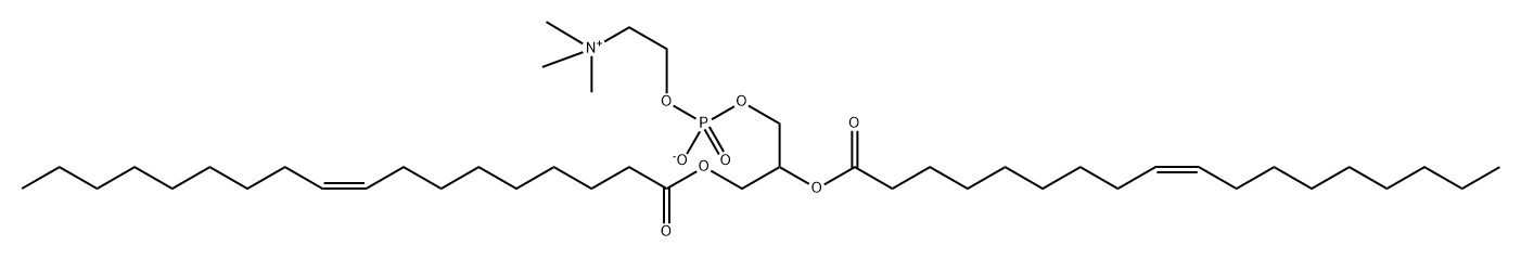 (Z,Z)-(±)-(7-oleoyl-4-oxido-10-oxo-3,5,9-trioxa-4-phosphaheptacos-18-enyl)trimethylammonium 4-oxide Structure