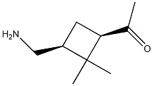 687612-10-8 Ethanone, 1-[(1R,3S)-3-(aminomethyl)-2,2-dimethylcyclobutyl]-, rel- (9CI)