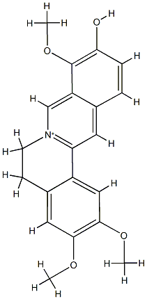 Dehydrocorydalmine Structure