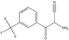 Benzenepropanenitrile,  -alpha--amino--bta--oxo-3-(trifluoromethyl)-,687975-61-7,结构式
