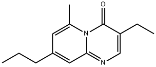 4H-Pyrido[1,2-a]pyrimidin-4-one,3-ethyl-6-methyl-8-propyl-(9CI) Structure