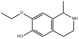6-Isoquinolinol,7-ethoxy-1,2,3,4-tetrahydro-1-methyl-(9CI) 结构式