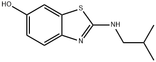 6-Benzothiazolol,2-isobutylamino-(5CI) Structure