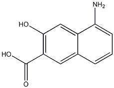 2-Naphthalenecarboxylicacid,5-amino-3-hydroxy-(9CI) Structure
