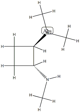 1,2-Cyclobutanediamine,N,N,N-trimethyl-,(1R,2R)-rel-(9CI),689208-45-5,结构式