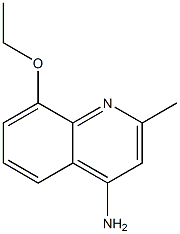 4-Quinolinamine,8-ethoxy-2-methyl-(9CI) Structure