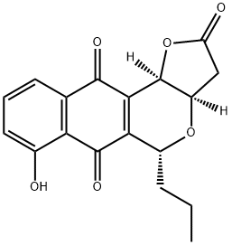 富伦菌素 B,68930-68-7,结构式