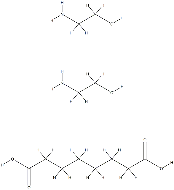 Carboxylic acids, di-, C6-12, compds. with ethanolamine (1:2) Struktur