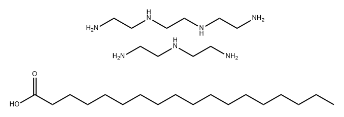 Octadecanoic acid, reaction products with diethylenetriamine and triethylenetetramine Structure