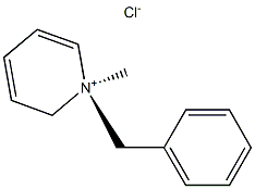 Pyridinium, ethyl-1-(phenylmethyl)-, chloride, mixed with methyl-1-(phenylmethyl)pyridinium chloride 化学構造式