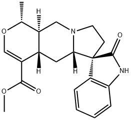 钩藤碱 A, 6899-73-6, 结构式