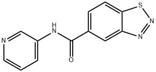 1,2,3-Benzothiadiazole-5-carboxamide,N-3-pyridinyl-(9CI),690673-94-0,结构式
