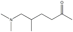 2-Hexanone,6-(dimethylamino)-5-methyl-(9CI) Structure
