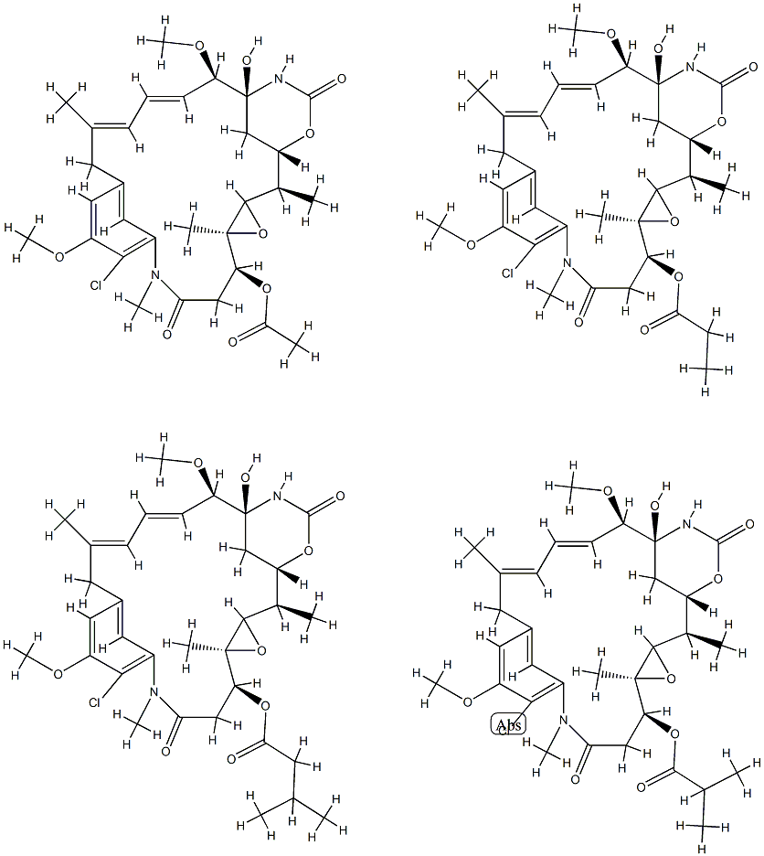 安丝菌素 结构式