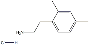 Benzeneethanamine,2,4-dimethyl-, hydrochloride (1:1) Struktur