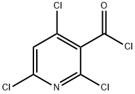 2,4,6-trichloronicotinoyl chloride,69422-73-7,结构式