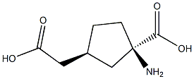 694431-77-1 Cyclopentaneacetic acid, 3-amino-3-carboxy-, (1R,3S)-rel- (9CI)