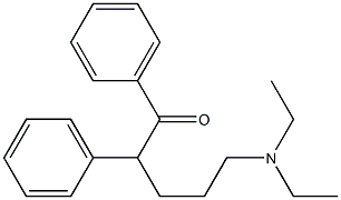 δ-Diethylamino-α-phenylvalerophenone,69494-09-3,结构式