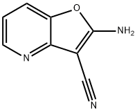 Furo[3,2-b]pyridine-3-carbonitrile,2-amino-(9CI),69539-66-8,结构式