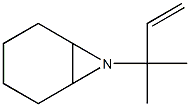 7-Azabicyclo[4.1.0]heptane,7-(1,1-dimethyl-2-propenyl)-(9CI) 化学構造式