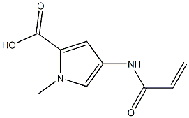1H-Pyrrole-2-carboxylicacid,1-methyl-4-[(1-oxo-2-propenyl)amino]-(9CI) 化学構造式