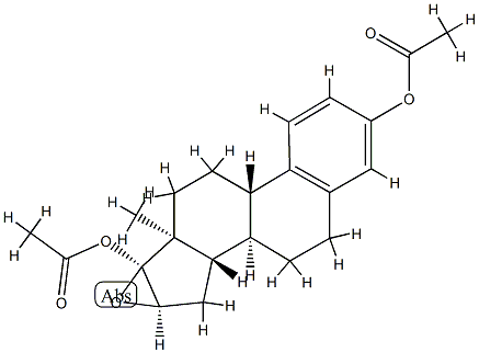 16α,17α-Epoxy-1,3,5(10)-estratriene-3,17β-diol diacetate|