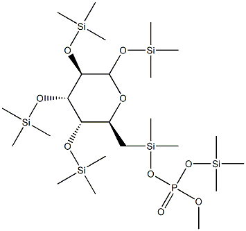 69744-66-7 1-O,2-O,3-O,4-O-Tetrakis(trimethylsilyl)-D-galactopyranose [phosphoric acid bis(trimethylsilyl)] ester