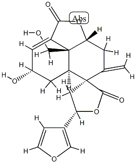 (3S,4'S,5S)-5-(3-Furyl)-4,5,5',5'aβ,7',8',8'aα,8'b-octahydro-4'β-hydroxy-8'bα-hydroxymethyl-7'-methylenespiro[furan-3(2H),6'-[6H]naphtho[1,8-bc]furan]-2,2'(4'H)-dione|