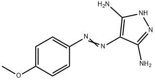 6975-75-3 4-[(E)-2-(4-methoxyphenyl)diazenyl]-1H-pyrazole-3,5-diamine