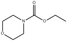 吗啉-4-甲酸乙酯 结构式