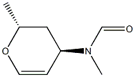 Formamide, N-[(2R,4R)-3,4-dihydro-2-methyl-2H-pyran-4-yl]-N-methyl-, rel-,697752-40-2,结构式