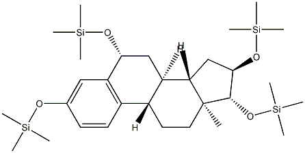 3,6β,16α,17β-Tetrakis(trimethylsiloxy)-1,3,5(10)-estratriene Structure