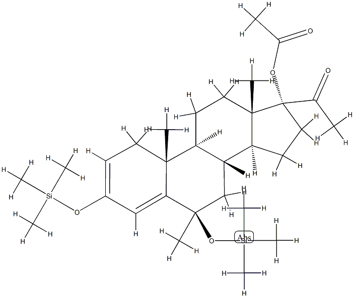 (6R)-17-(Acetyloxy)-6-methyl-3,6β-bis(trimethylsiloxy)pregna-2,4-dien-20-one|