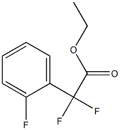 Benzeneacetic acid, α,α,2-trifluoro-, ethyl ester 化学構造式