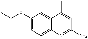 2-Quinolinamine,6-ethoxy-4-methyl-(9CI) 化学構造式
