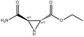 2-Aziridinecarboxylicacid,3-(aminocarbonyl)-,ethylester,(2R,3R)-rel-(9CI) 化学構造式