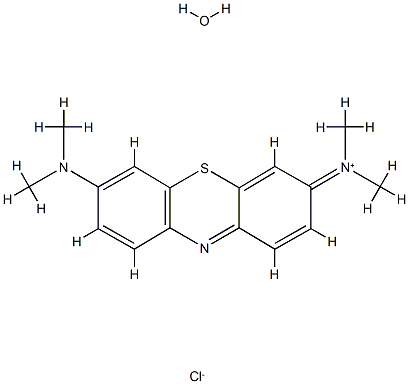 METHYLENE BLUE, ZINC CHLORIDE DOUBLE SAL T MONOHYDRATE Structure