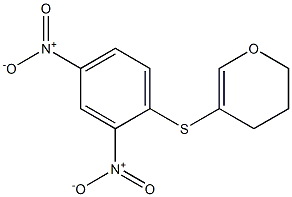 5-[(2,4-dinitrophenyl)sulfanyl]-3,4-dihydro-2H-pyran 结构式