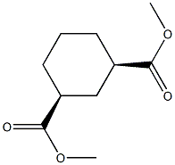 (1R,3S)-1,3-シクロヘキサンジカルボン酸ジメチル 化学構造式