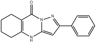 2-PHENYL-5,6,7,8-TETRAHYDROPYRAZOLO[5,1-B]QUINAZOLIN-9(4H)-ONE Structure