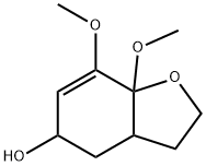 5-Benzofuranol,2,3,3a,4,5,7a-hexahydro-7,7a-dimethoxy-(9CI),700866-31-5,结构式
