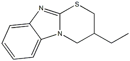 2H-[1,3]Thiazino[3,2-a]benzimidazole,3-ethyl-3,4-dihydro-(9CI) Struktur