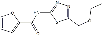 2-Furancarboxamide,N-[5-(ethoxymethyl)-1,3,4-thiadiazol-2-yl]-(9CI)|