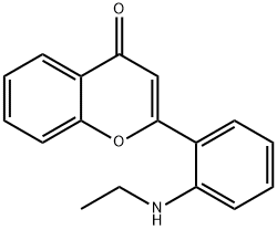 4H-1-Benzopyran-4-one,2-[2-(ethylamino)phenyl]-(9CI),70176-73-7,结构式