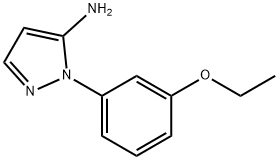 1H-Pyrazol-5-amine,1-(3-ethoxyphenyl)-(9CI) Struktur