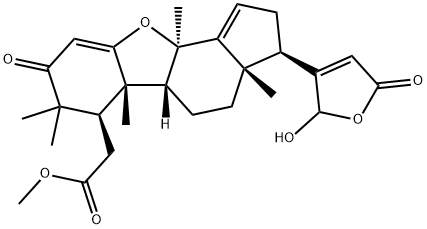 (10α,13α,17α)-21,23-Epoxy-21-hydroxy-2,2,8-trimethyl-3,23-dioxo-B,24-dinor-6-oxachola-4,14,20(22)-triene-1α-acetic acid methyl ester,70206-90-5,结构式