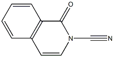 2(1H)-Isoquinolinecarbonitrile,1-oxo-(9CI) 化学構造式