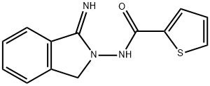 2-Thiophenecarboxamide,N-(1,3-dihydro-1-imino-2H-isoindol-2-yl)-(9CI) 结构式