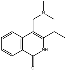 1(2H)-Isoquinolinone,4-[(dimethylamino)methyl]-3-ethyl-(9CI) 化学構造式